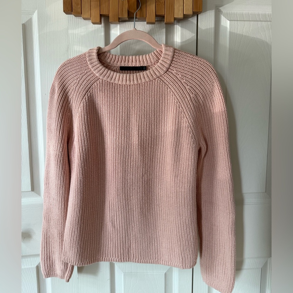 Jenni Kayne Cotton Fisherman Crewneck Sweater
